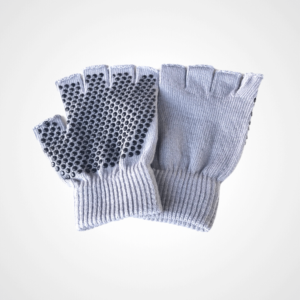 כפפות נגד החלקה ליוגה - אפור